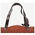 Saint Laurent Borsa tote Paris Panier in rafia e pelle Brown Marrone - vista 7