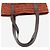 Saint Laurent Borsa tote Paris Panier in rafia e pelle Brown Marrone - vista 8