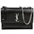 Saint Laurent Borsa Sunset in pelle nera Nero