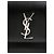 Saint Laurent Borsa Sunset in pelle nera Nero - vista 4