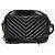 Saint Laurent Borsa Lou Camera bag Paris nera Nero - vista 4