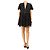 Stella Mc Cartney Mini abito in seta nera a pois - size UK 10