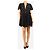 Stella Mc Cartney Mini abito in seta nera a pois - size UK 10 - vista 3