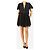 Stella Mc Cartney Mini abito in seta nera a pois - size UK 10 - vista 4