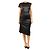 Paco Rabanne Schwarzes Lurex-Midikleid - Größe UK 10