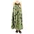 Autre Marque Grünes Mirabella Tie-Dye Maxi-Kleid - One size