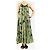 Autre Marque Grünes Mirabella Tie-Dye Maxi-Kleid - One size - Ansicht 3