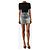 Saint Laurent Blauer Denim-Minirock mit rohem Saum - size UK 6 - Ansicht 2