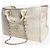 Chanel Borsa tote Deauville crema Crudo - vista 2