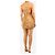 Reformation Mini vestido com estampa de cobra amarelo - size S - vista 2