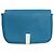 16 Céline Clutch-Tasche mit blauem Lederriemen