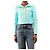 Courreges Türkise Kunstlederjacke - Größe UK 8 Blau