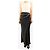 Paco Rabanne Falda maxi de satén negra - size UK 8 Negro - vista 2