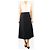 The row Falda midi línea A de algodón azul marino - size UK 8 - vista 2