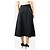 The row Falda midi línea A de algodón azul marino - size UK 8 - vista 3