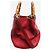 Gucci Borsa tote Red Bamboo Shopper Rosso - vista 3