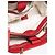 Gucci Borsa tote Red Bamboo Shopper Rosso - vista 8