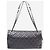 Chanel Borsa a tracolla Shiva Single Flap in caviar grigio scuro 2012 - vista 2