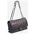Chanel Borsa a tracolla Shiva Single Flap in caviar grigio scuro 2012 - vista 3