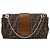 Fendi Borsa Baguette Zucca marrone - vista 4