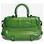 Céline Borsa 2way in pelle verniciata verde - vista 3