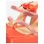 Mach & Mach Sandali platform in raso Coral Devon - size EU 36 Arancione - vista 5
