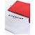 Givenchy Clutch Antigona in pelle grana rossa Rosso - vista 7
