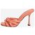 Aquazzura Peach storm 95 mules - size EU 38 Arancione