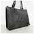 Borsa Tote Chanel in pelle di vitello martellata nera Nero - vista 2