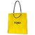 Fendi Shopper-Tasche aus gelbem Leder