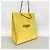 Fendi Shopper-Tasche aus gelbem Leder - Ansicht 2