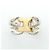 Ring Anello Hermès History in argento e oro giallo - vista 2