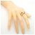 Ring Anello Hermès History in argento e oro giallo - vista 7