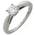Van Cleef & Arpels Bonheur Ring aus Platin mit Diamant