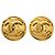 Orecchini a clip Chanel placcati oro D'oro