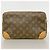 Borsa a Clutch Louis Vuitton Monogram Compiegne 28 Marrone - vista 10