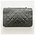 Borsa a tracolla Chanel Diana Chain Nero - vista 12