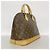 Borsa a mano Louis Vuitton Alma Monogram Marrone - vista 2