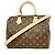 Borsa Louis Vuitton Monogram Speedy Bandoulière 25 Marrone