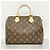 Borsa Louis Vuitton Monogram Speedy Bandoulière 25 Marrone - vista 12