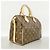 Borsa Louis Vuitton Monogram Speedy Bandoulière 25 Marrone - vista 2