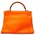 Hermès Borsa Hermes Kelly 32 in Swift Orange Arancione - vista 12