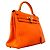 Hermès Borsa Hermes Kelly 32 in Swift Orange Arancione - vista 2