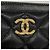 Tarjetero Chanel de piel de becerro granulada negra Negro - vista 5
