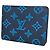 Louis Vuitton Monogram Shadow Bill Wallet Blue