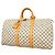 Louis Vuitton Boston Damier Azur Keepall 50 Bianco