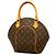 Borsa Louis Vuitton Monogram Ellipse PM Marrone