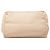 Borsa Satchel Prada Beige Large Canvas Canapa Bijoux - vista 3