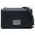 Prada Black Saffiano Lux Lock Chain Flap Nero