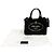 Borsa Tote Prada Small Canvas Canapa Logo Nera Nero - vista 14